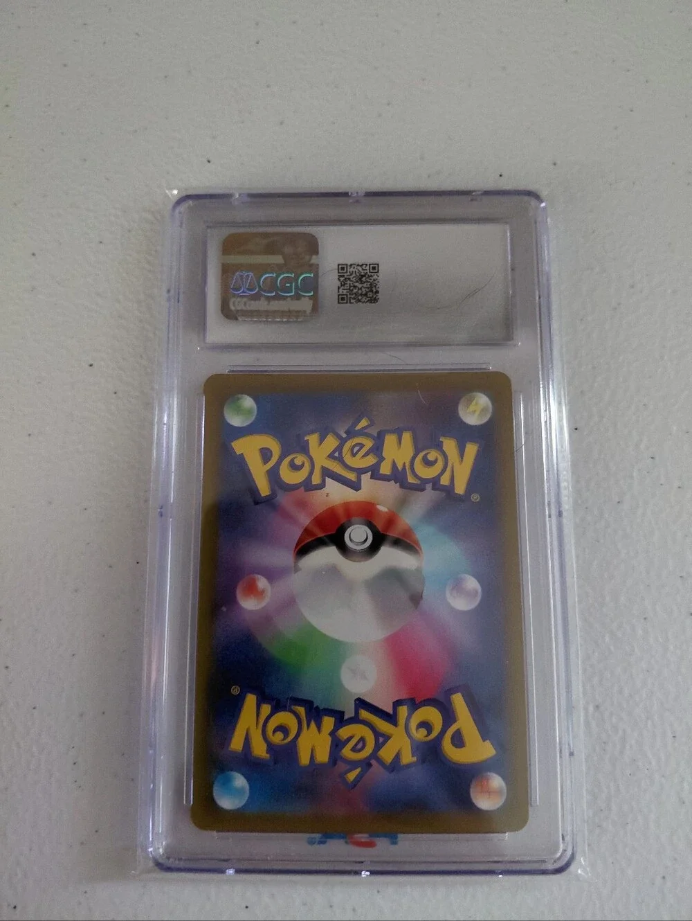 Graded Pokémon Card Display - Holographic Japanese Art Rare CGC#10